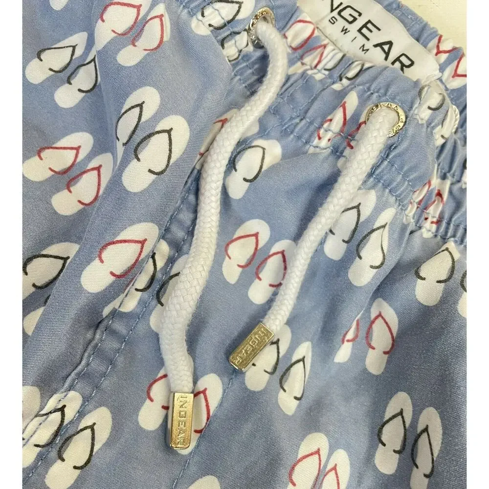 Ingear Swim Men Flip Flops Swim Trunks Size XL 40/42